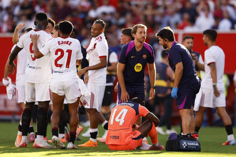 من مباراة لإشبيلية أمام برشلونة هذا الموسم