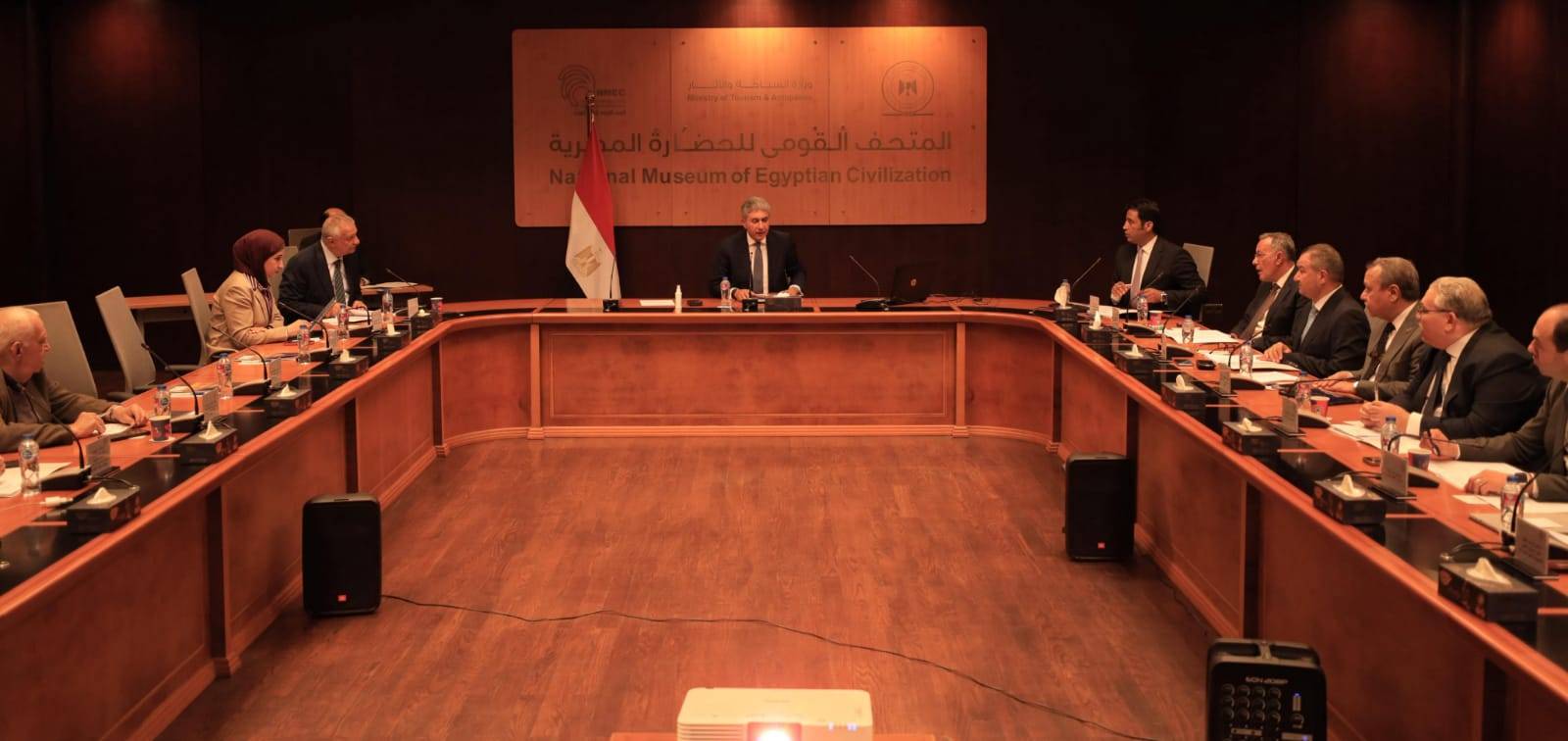 قاعة عرض تفاعلي بمتحف الحضارة المصرية