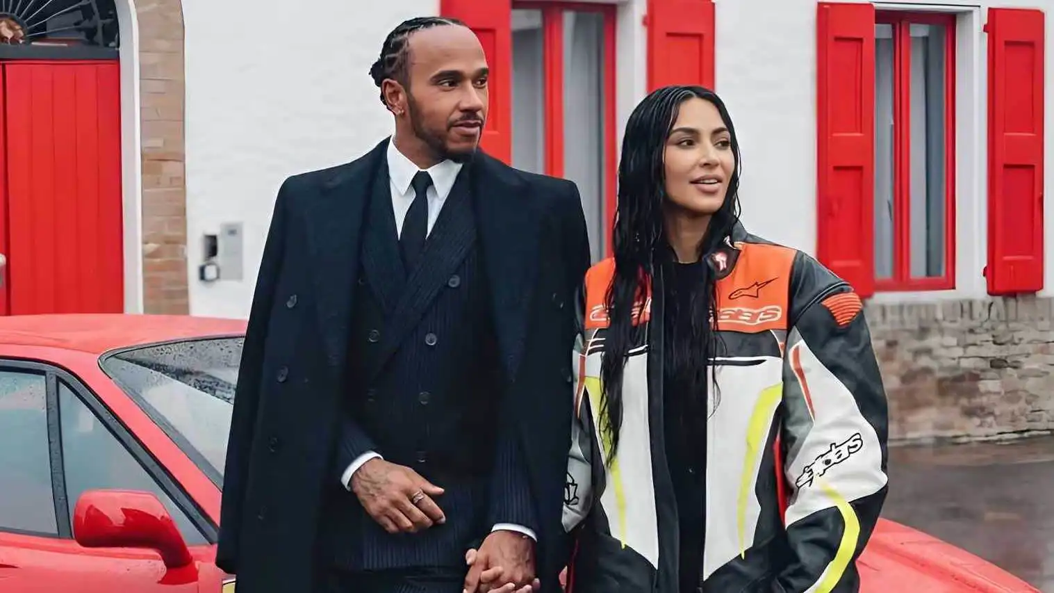 لويس هاميلتون وكيم كارداشيان 