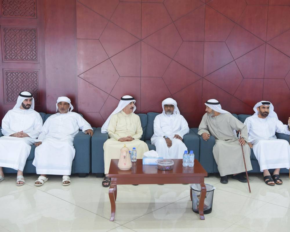 المعلا يقدم واجب العزاء في وفاة سلطان العليلي