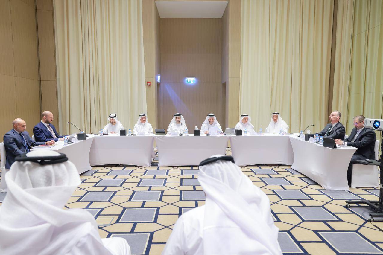 أحمد الرقباني يترأس الاجتماع 