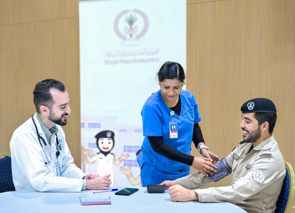 شرطة الشارقة تنظم مبادرة لتعزيز جودة الحياة الصحية لمنتسبيها