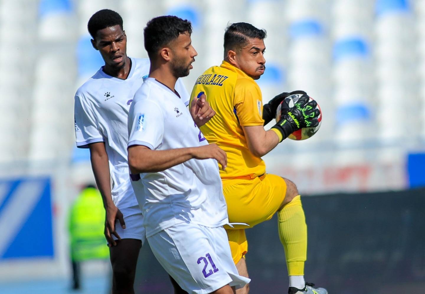 من مباراة الشرطة وأمانة بغداد