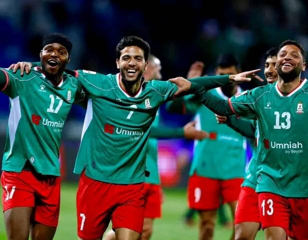 فرحة لاعبي الوحدات