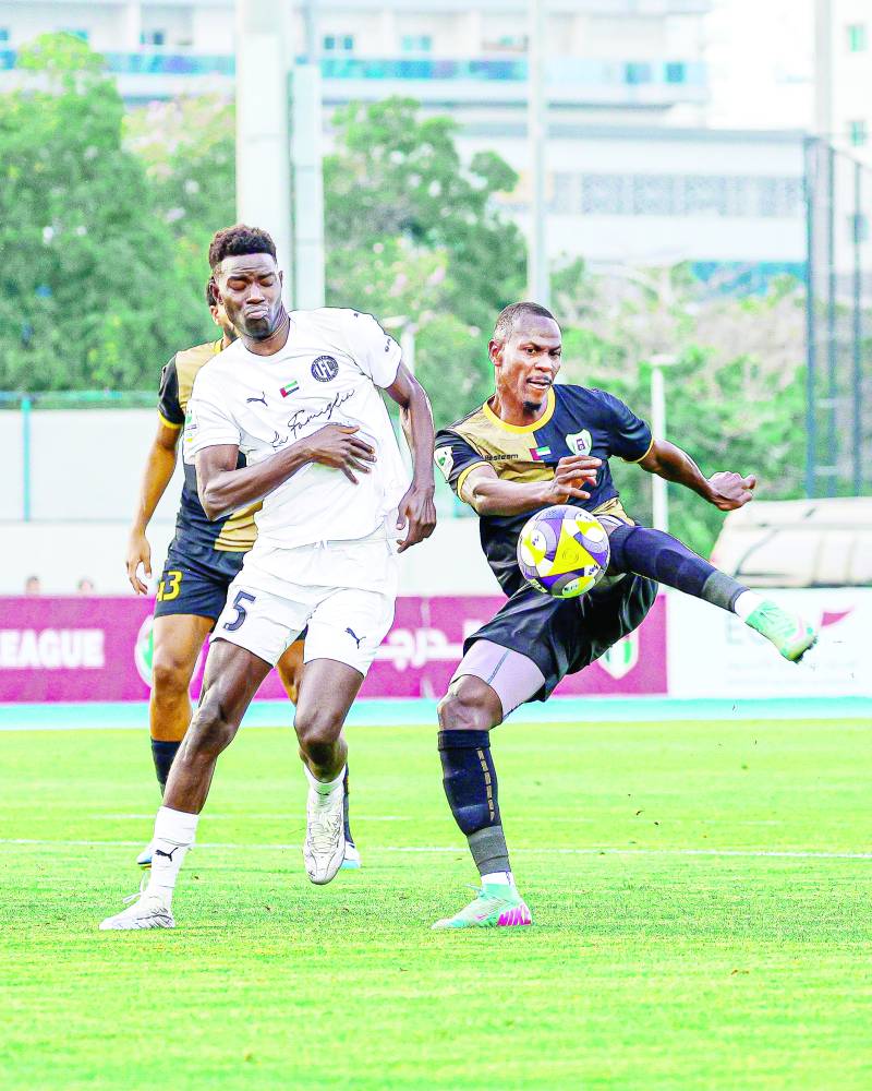 من مباراة الحصن ويونايتد في الجولة الماضية