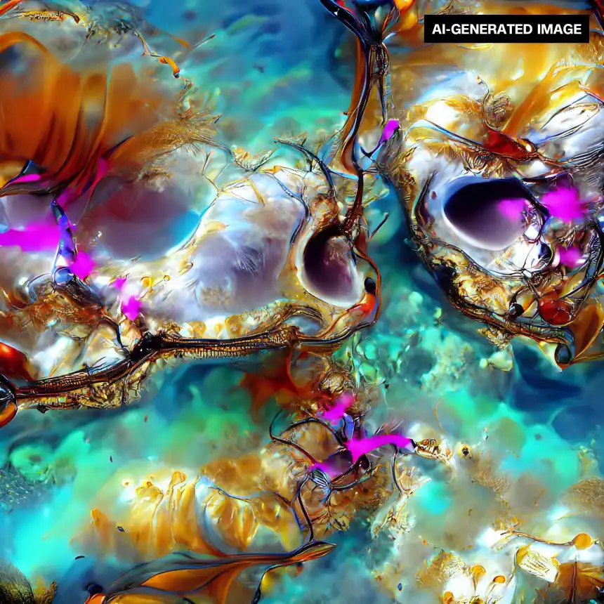 أحد الأعمال التي ينتجها الذكاء الاصطناعي