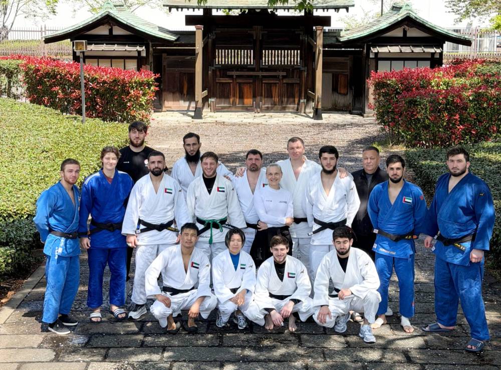 منتخب الجودو قبل توجهه إلى الصين