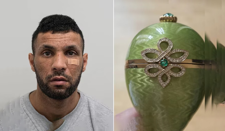 لــص يستبــدل «بيضـة فابرجيـه» مقـابل مخـدرات