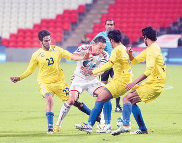 الجزيرة يفوز على الظفرة ويصعد للوصافة