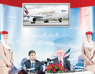 طيران الإمارات تحتفل بخدمتها اليومية بين دبي والجزائر