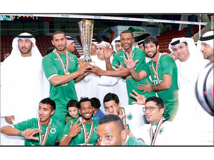 الشباب يتوّج بطلاً لكأس الطائرة على حساب بني ياس